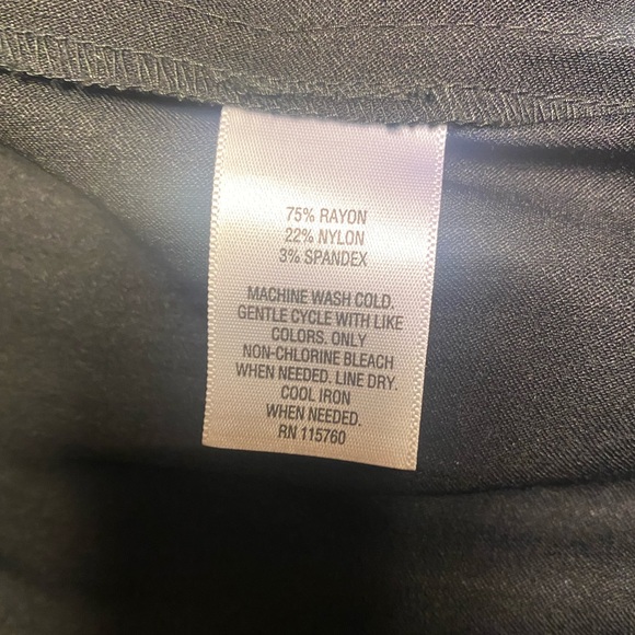 JM COLLECTION BLACK ZIP UP COLLARED JACKET POCKETS STRETCHY SIZE 14 - Picture 6 of 8